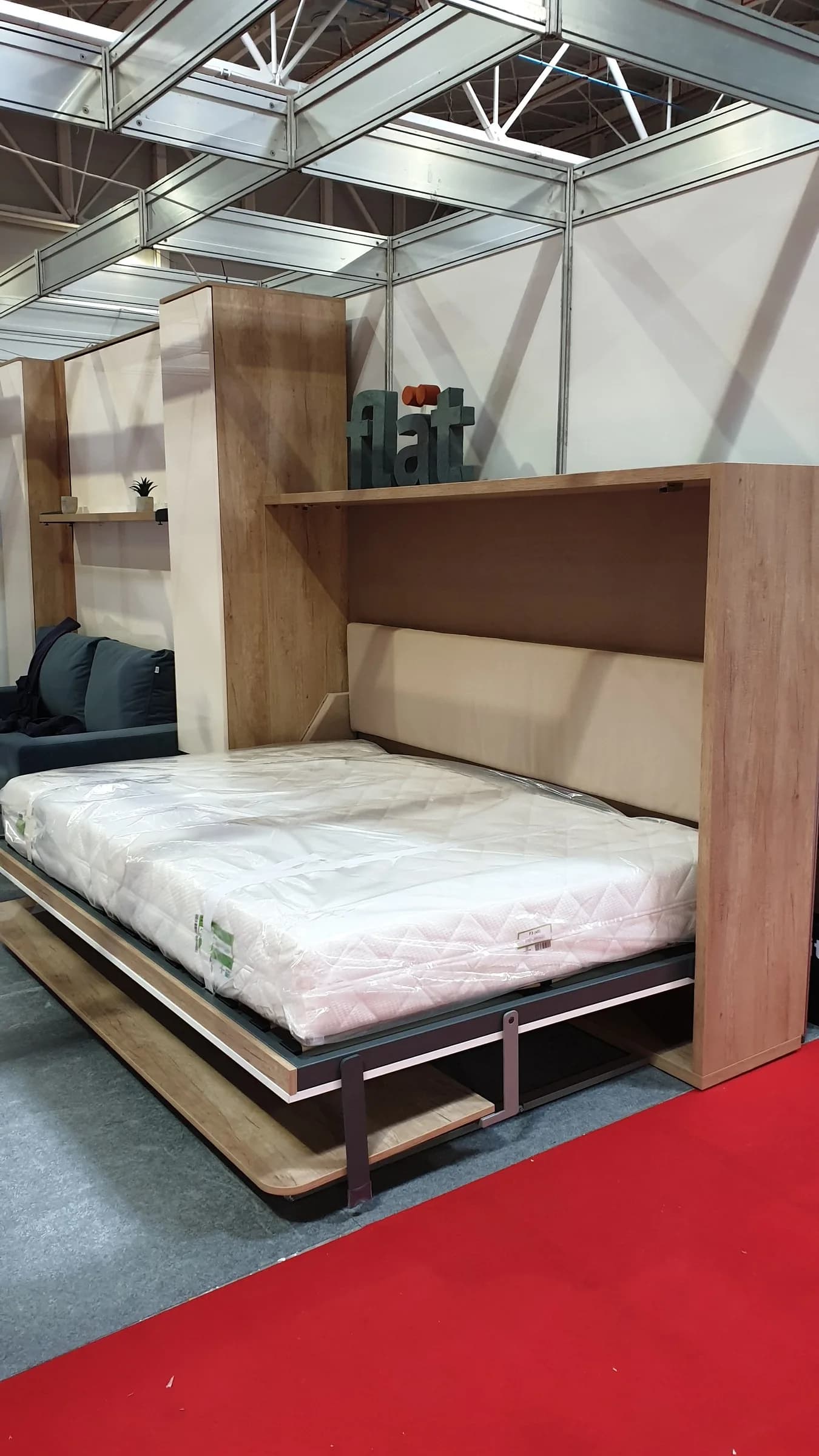 The TANGO 140 bed open on the Romexpo stand