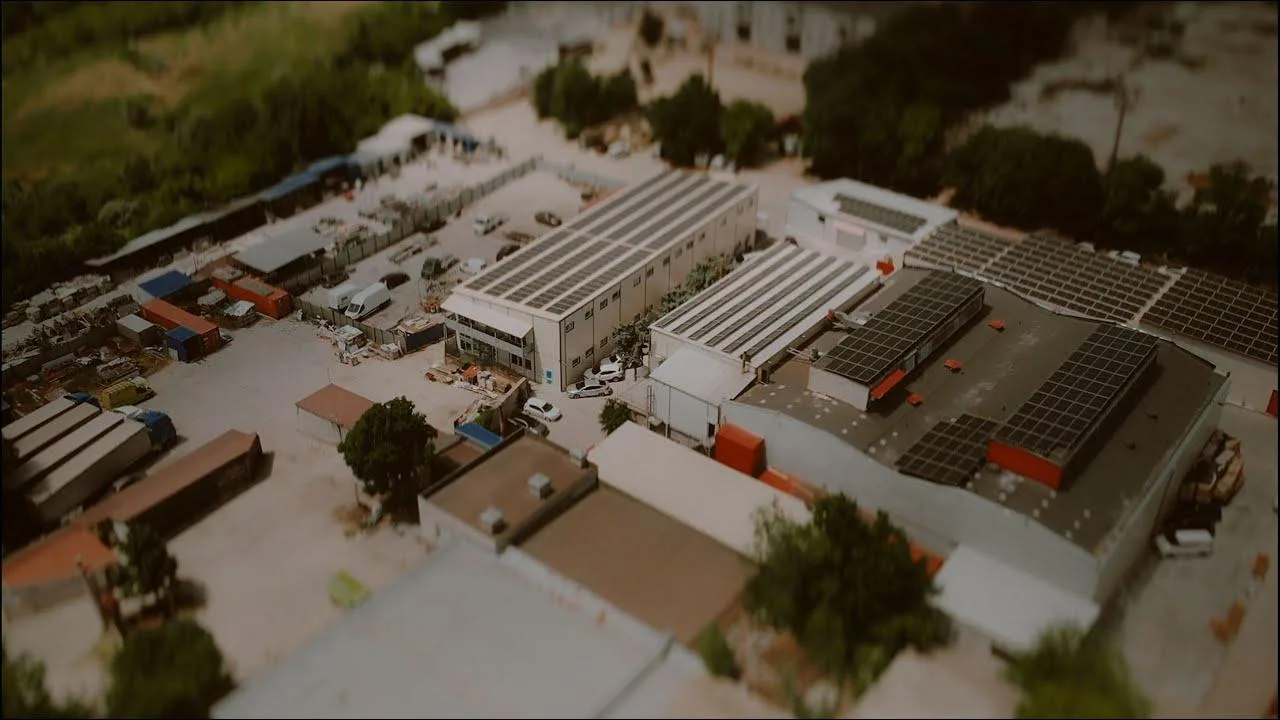 The flät factory in Chișinău from above